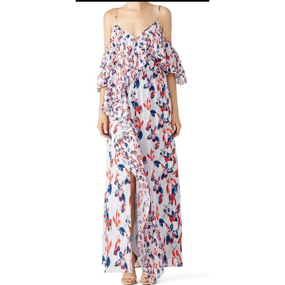 Tanya Taylor Lorena Maxi Dress 8 - Picture 1 of 12